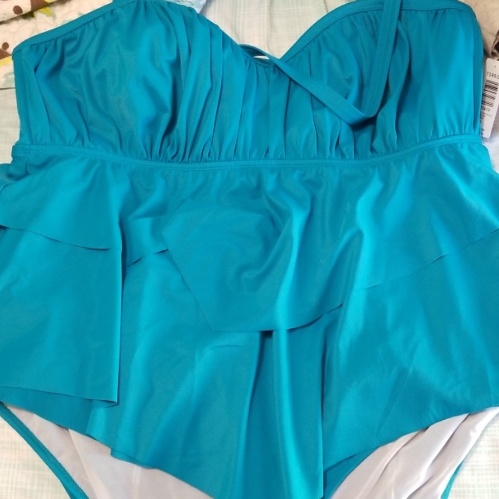 Sz 3 teal bathing suit